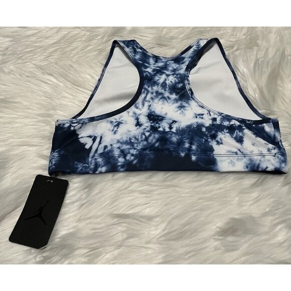 NEW Jordan Jumpman Printed Sports Bra Teen Girls Blue Tie Dye Size XL 13-15 yrs - Picture 5 of 7